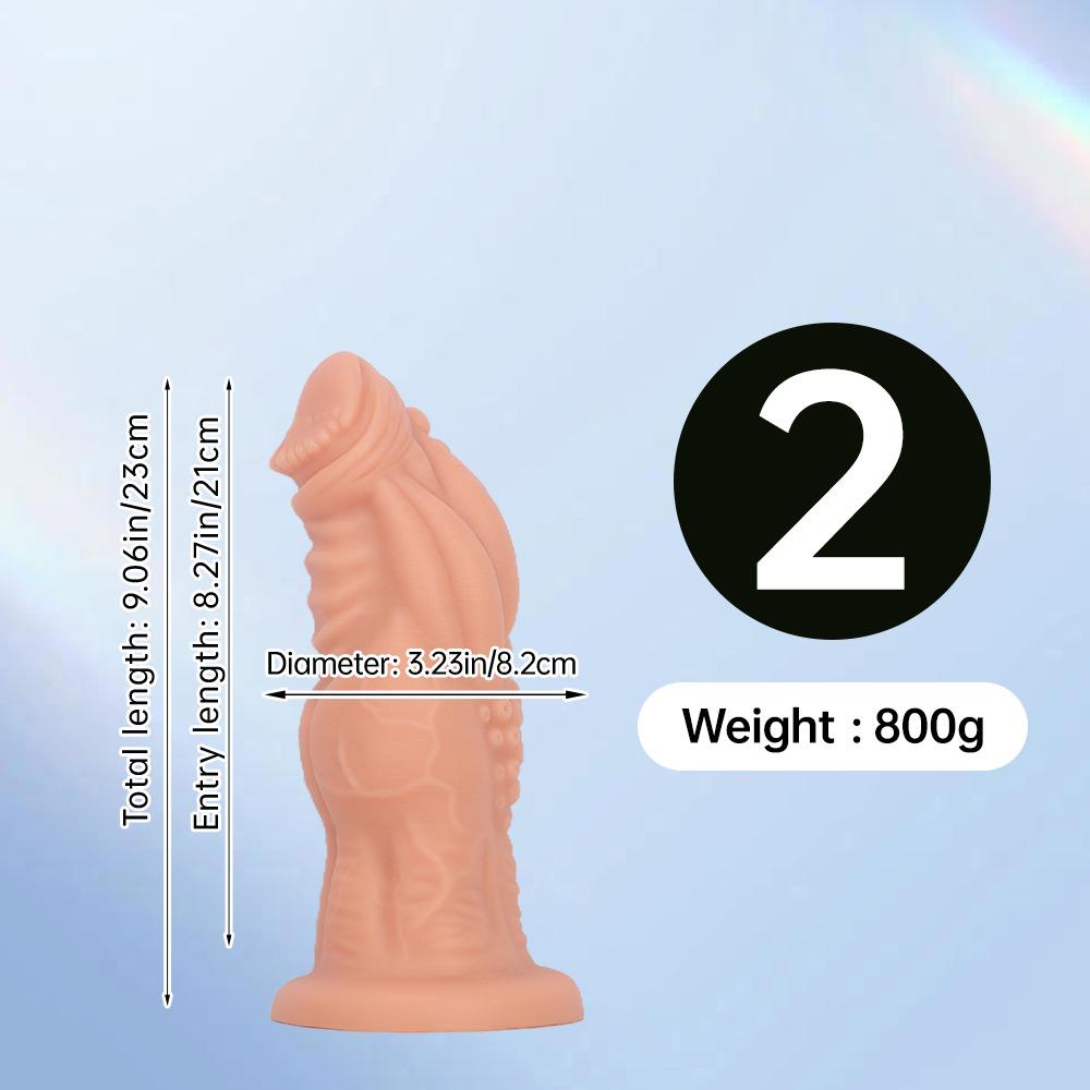 Black PVC Extra Long Anal Plug Dildo Sex Toy Masturbator for Men and Women Strap On Penis Realistic Dick
