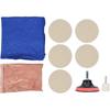 Cerium Oxide Glass Scratch Remover, Windshield Scratch Remover, 100g Cerium Oxide Powder Polishing Kit Wheels Set Polish Pads, Glass Polishing Kit