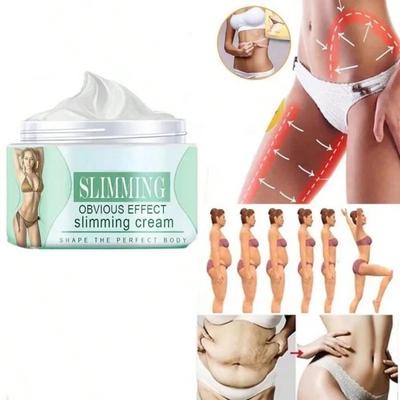 Körperschlankheitscreme, Fettverbrennungscreme, Gewichtsabnahme, Massage, Anti-Cellulite-Creme