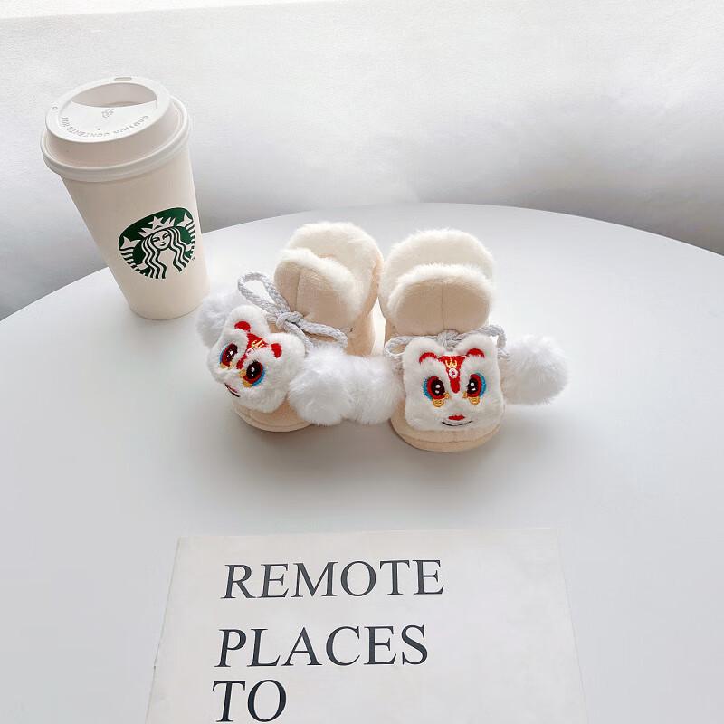 

Infant Winter Sock Shoes, 0-12 Months: Non-Slip, Velvet-Lined, Warm Baby Footwear for Boys & Girls M Inner Length 11.5cm (Recommended 5-10 months)