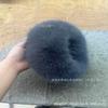 Autumn and winter hats are fashionable and versatile, windproof and warm, topless Mongolian hats, imitation fox fur hat rings, plush hair accessories