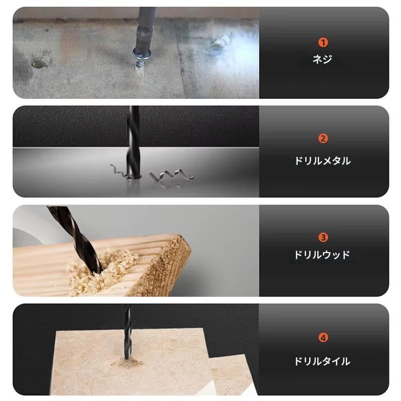 Bezszczotkowy Elektryczny Wkrętak Udarowy Akumulatorowy z LED do Makita 520N.m Klucz, Światło, 18V,