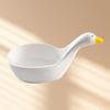 Creative Cartoon Ceramic Embossed Dipping Dish Home Kitchen Sauce Dish Vinegar Dish Swan