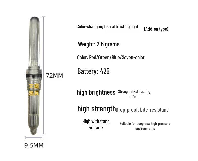 Underwater LED Ribbon for Sea Fishing - Colorful Fish-Attracting Light