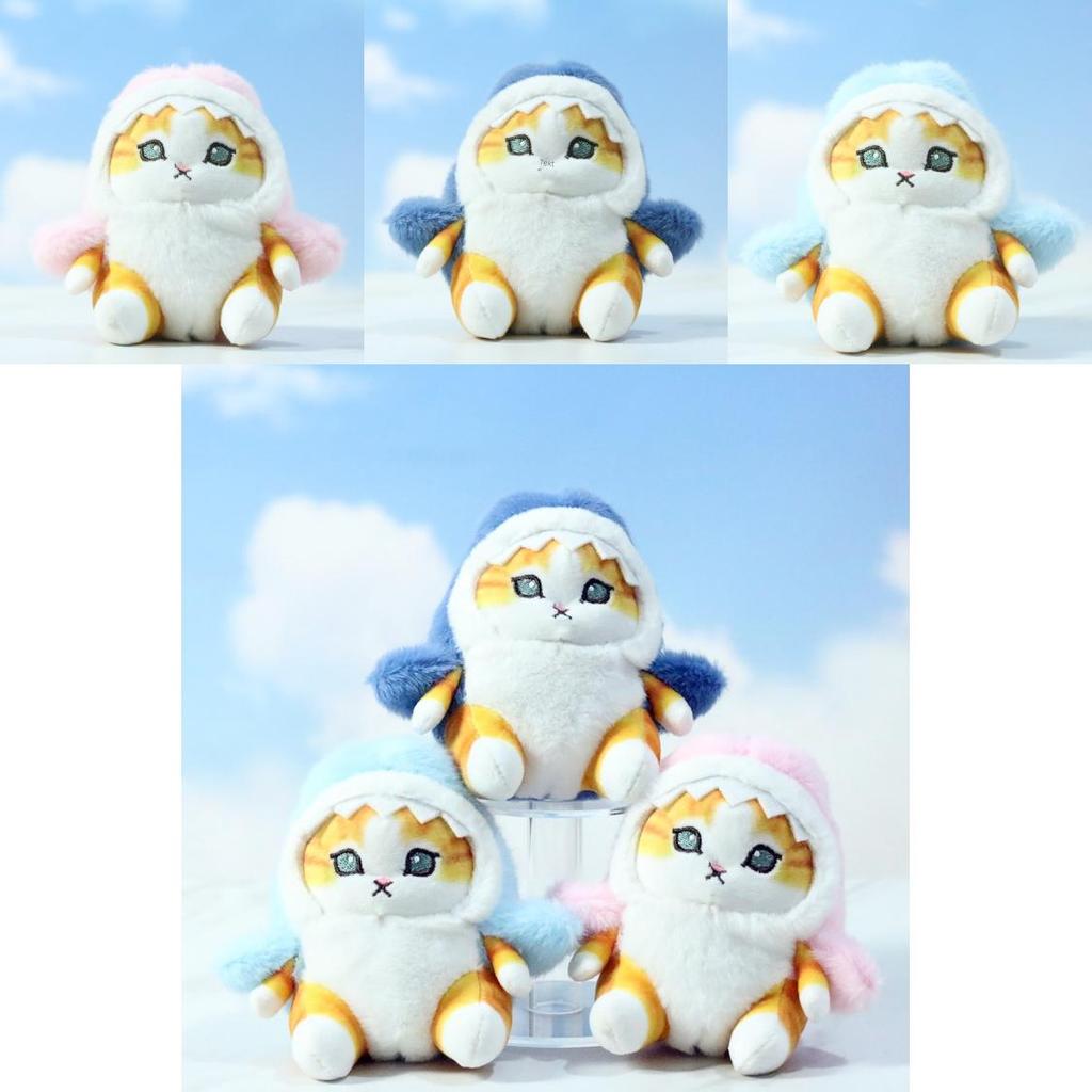 Adorable Plush Shark Cat Keychain Doll Cute Accessory Perfect For Bag Decoration