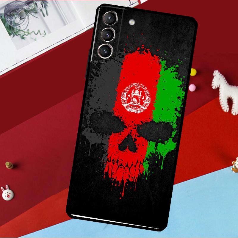 Afghan Afghanistan Flag Banner Funda For Samsung Galaxy S26 S25 S24 S21 S22 S20 Ultra S9 S10 Plus S23 FE S25 FE Phone Case