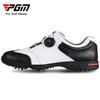 PGM Men's Waterproof Golf Shoes with Rotary Laces and Breathable Design