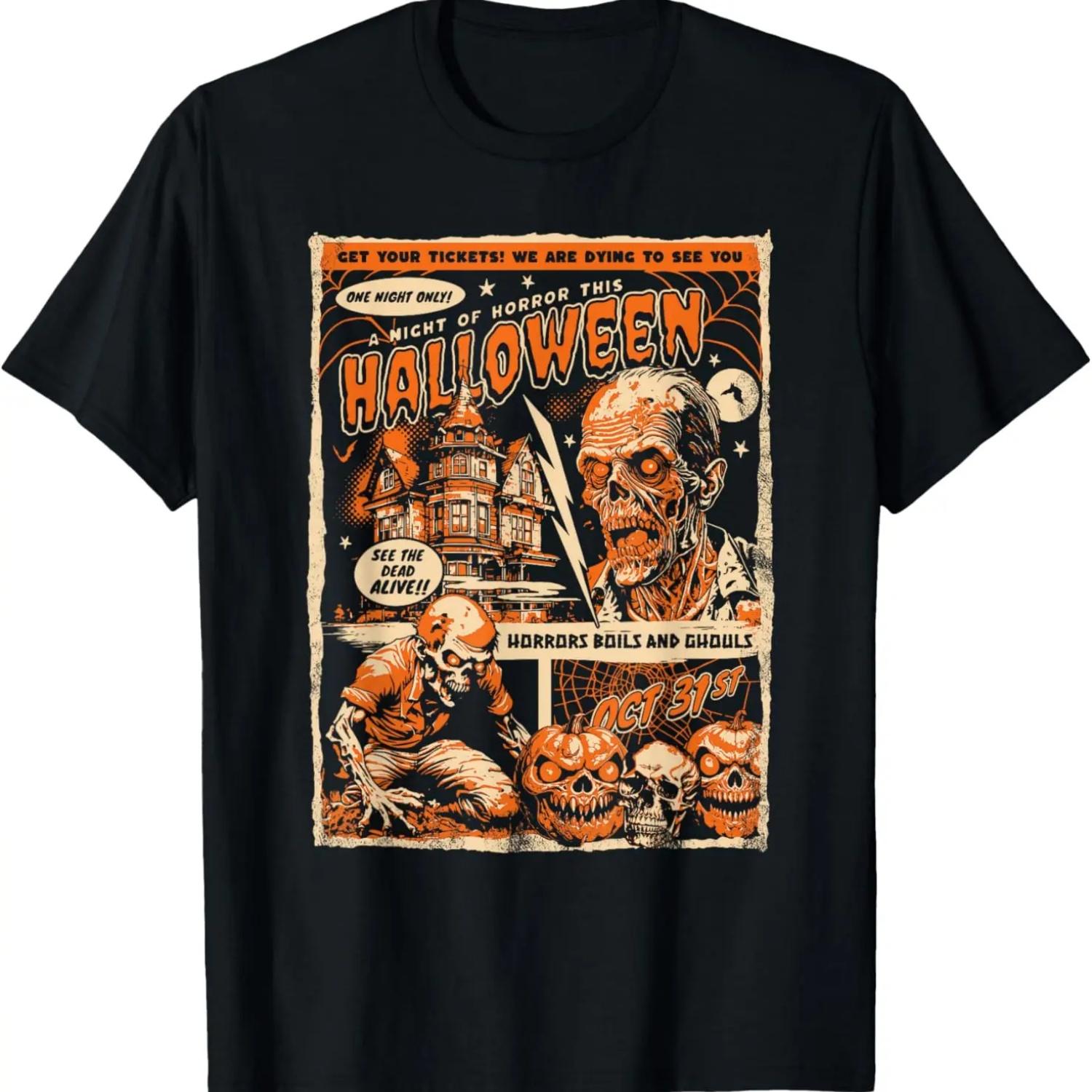 Bloody Slasher Halloween Horror Movie Vintage Horror Premium T-Shirt XXXXXL разноцветный