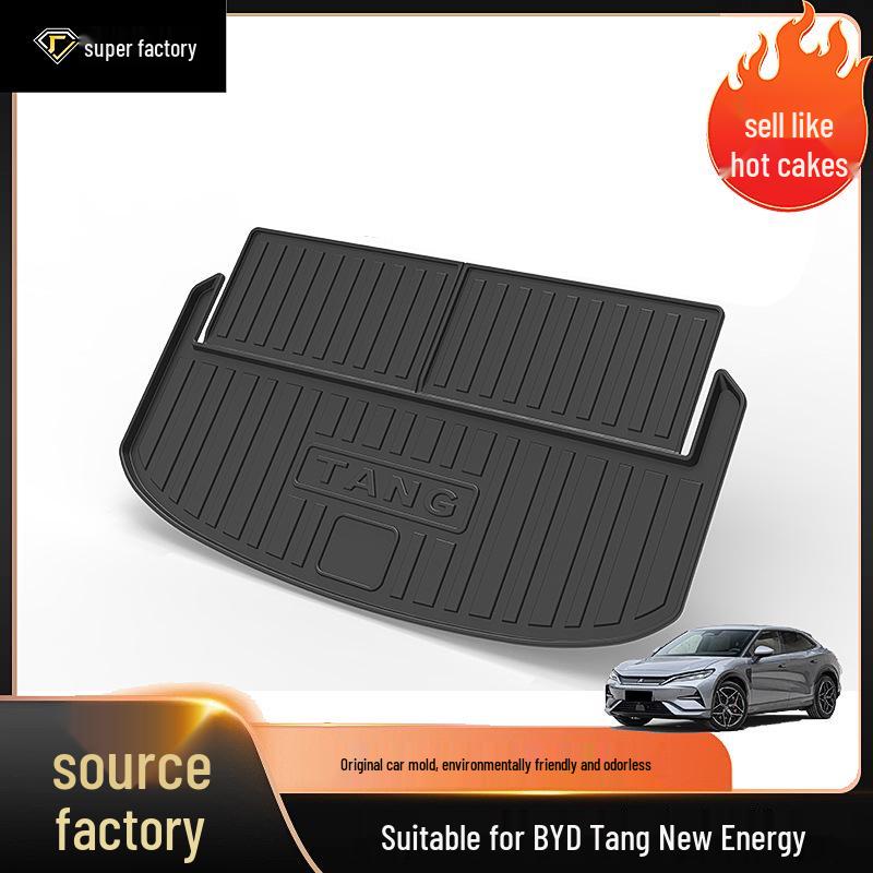 BYD Tang Car Trunk Mat & Backrest Pad: Waterproof, Wear-Resistant for Tang L, DMI, EV, DM Models