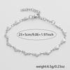 Stainless Steel Heart-shaped Handmade Non-fading Anklet for Women