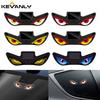 Solar Powered Car Neon Light Wireless Cool DEMON EYE Led Ambient Light Suction Cup USB Rechargeable Atmosphere Breathing Lamp