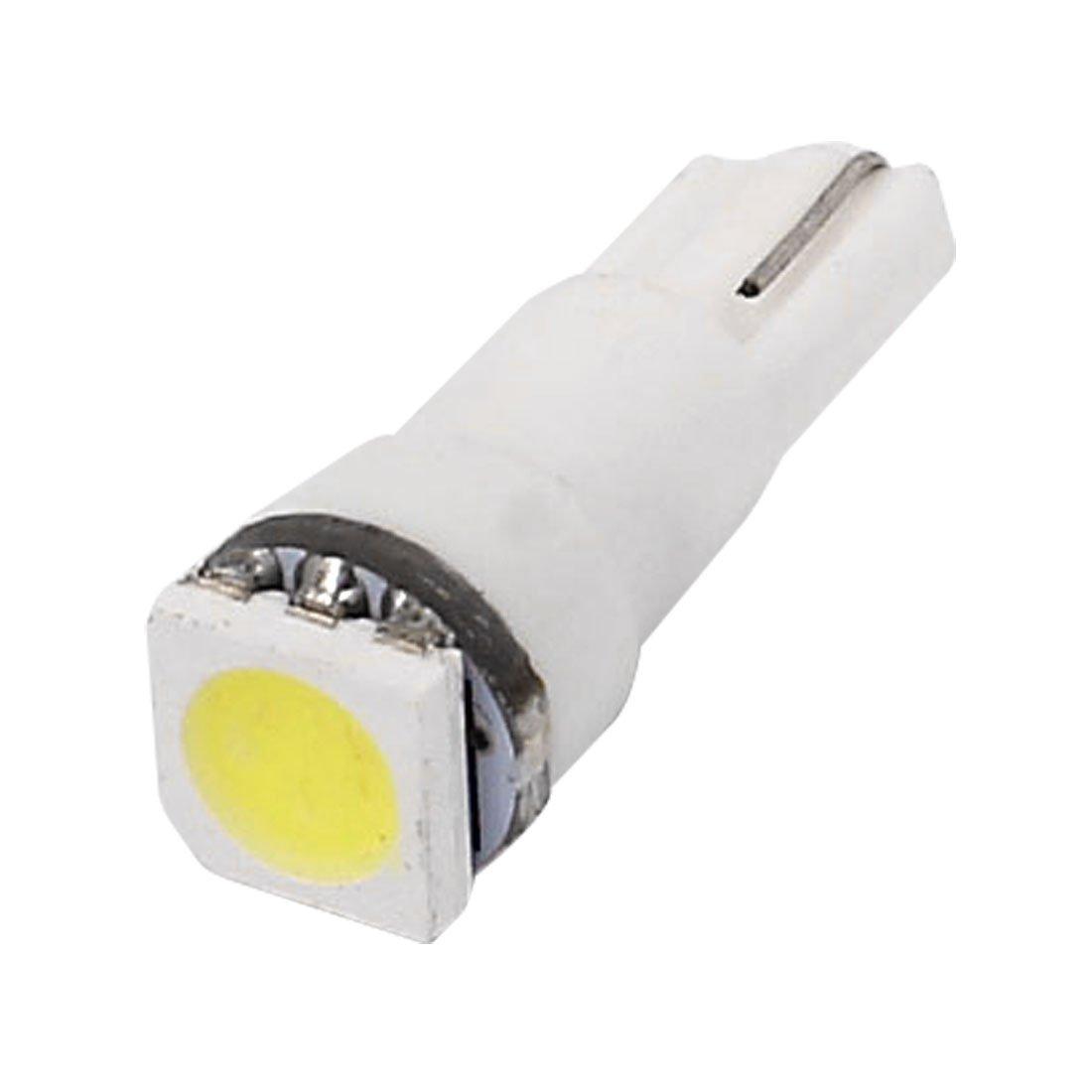 

uxcell Car Indicator Dashboard Side Marker Light Lamp 1W White T5 5050 SMD LED