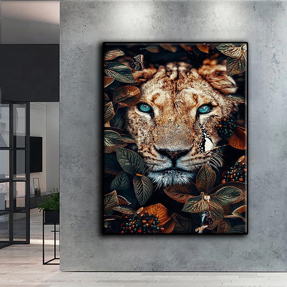 Cross Stitch Kit DIY Diamond Embroidery Animals In The Bush Diamond Painting Home Decor