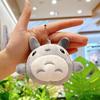 Japanese Style Cute Totoro Plush Keychain - Cartoon Stuffed Doll Pendant Keyring