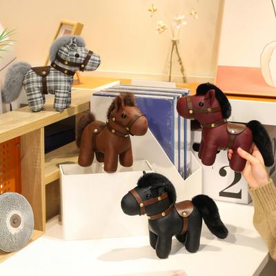 Pferd Puppe Plüschtier Nicht verblassend Leicht zu reinigen Stofftier Puppe Kinderfreundliches Stofftier Puppe Heimdeko