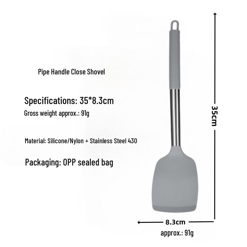 ZISIZ Silicone Spatula Kitchen Utensil Set