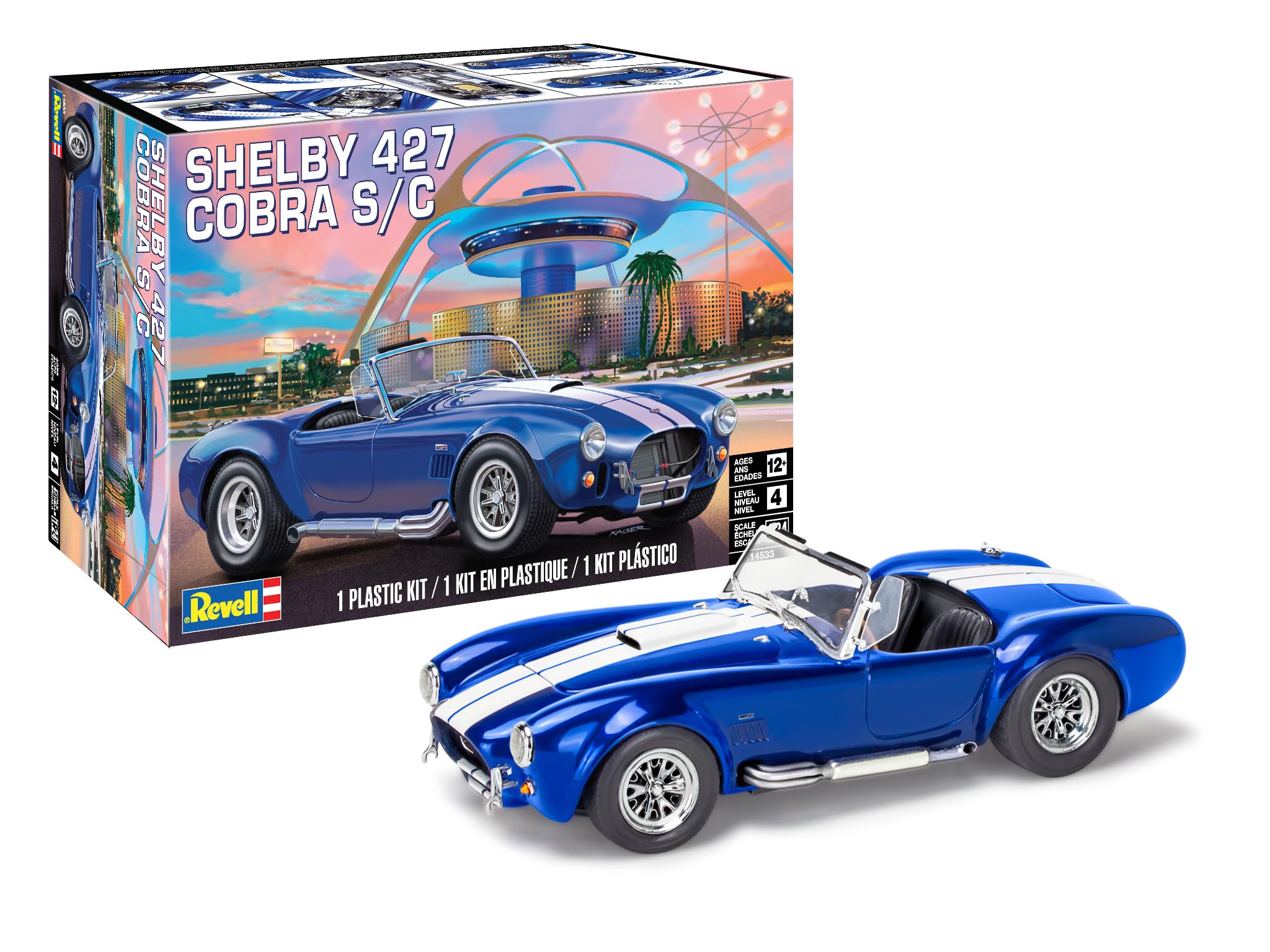 

Сборная модель 4-го уровня Shelby Cobra 427 масштабная модель S/C 1/24