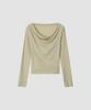 Deolil Flow Cotton Drape T_Beige