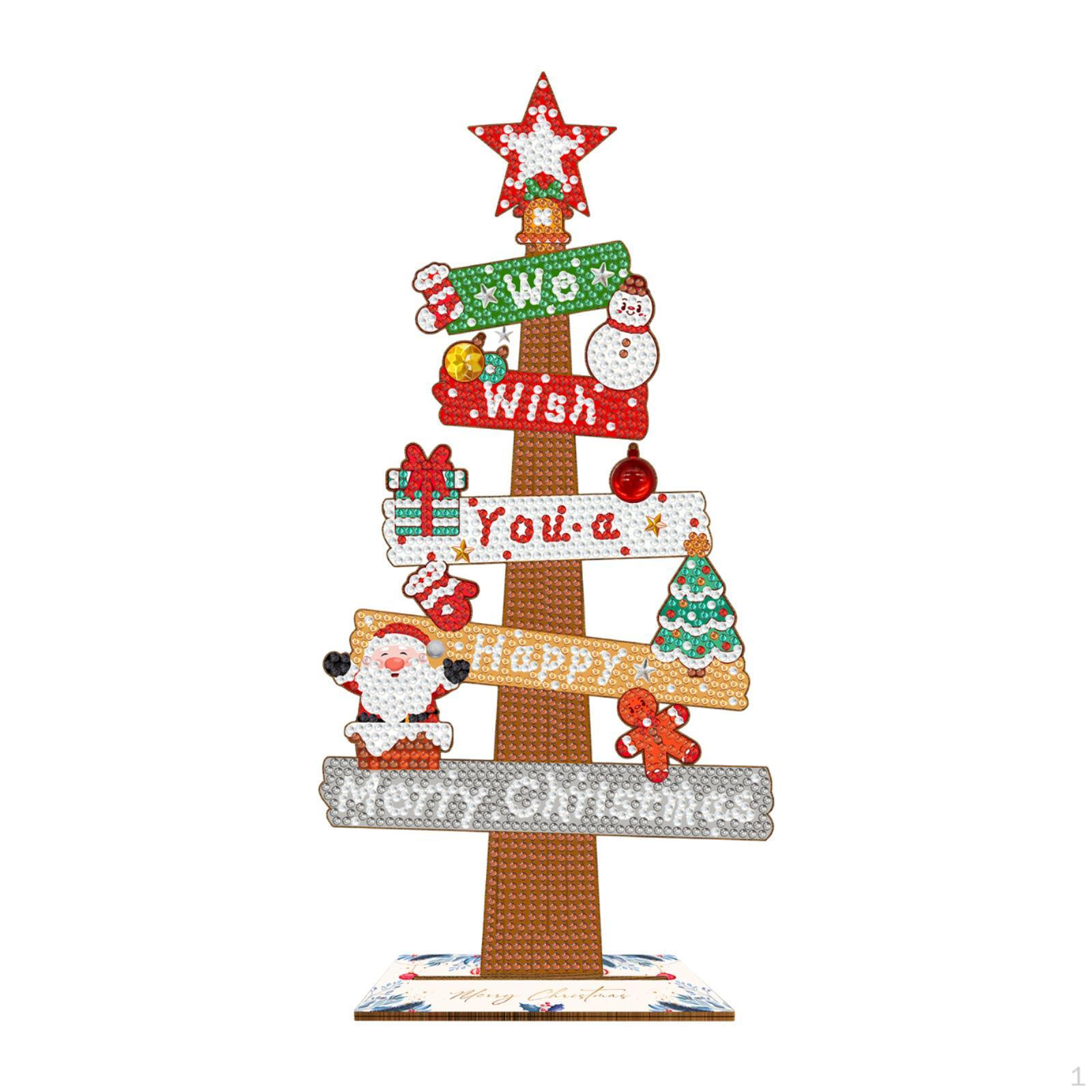 

Рождественский декор, деревянная вывеска для стола и вечеринки 14.5cmx29cm_Multicolor