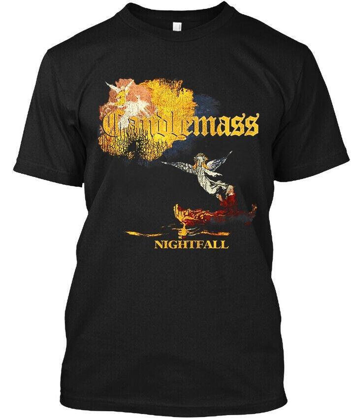 New! Popular Candlemass Nightfall Sweden Retro Vintage Art Logo T-Shirt S-4XL XXXXL