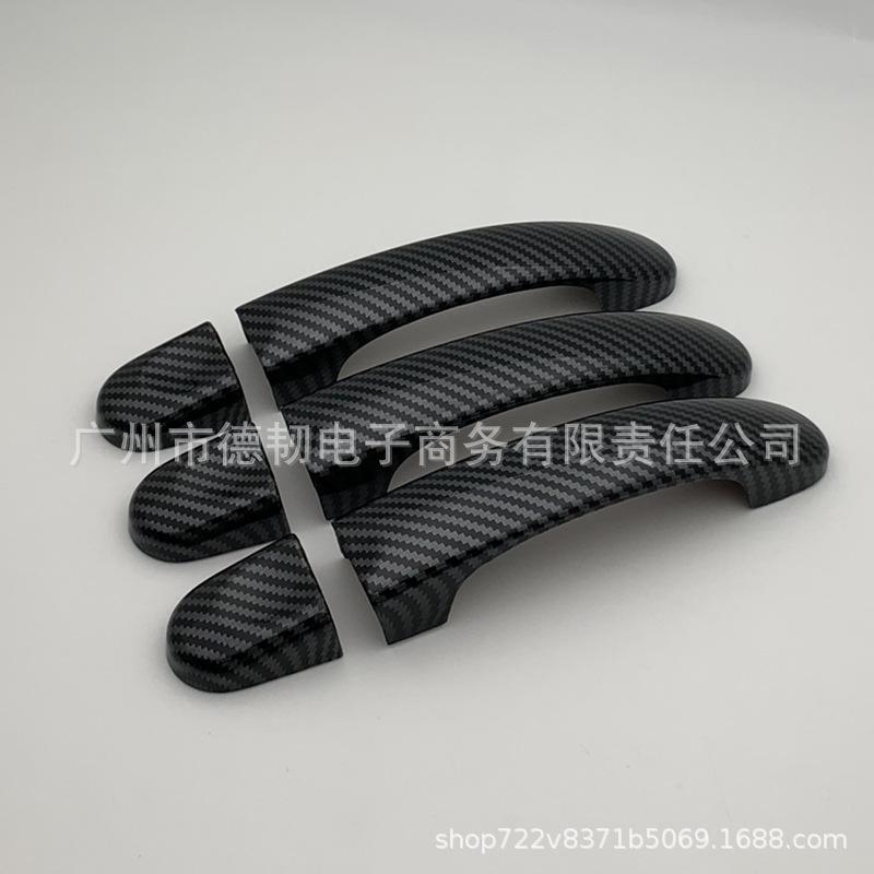 6dílné samolepky s karbonovým vzhledem na kliky dveří pro 03-09 VW Caddy T5 T6 dekorace dveří