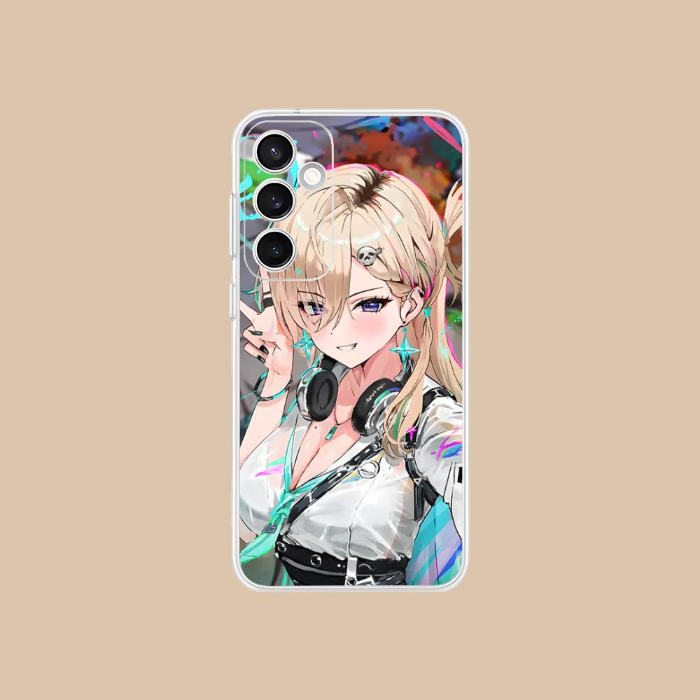 Wuthering Waves Lynae Phone Case for Samsung Galaxy S25 S24 S23 S22 S21Plus FE Ultra Clear Colorful Cover Luxury Cellphones