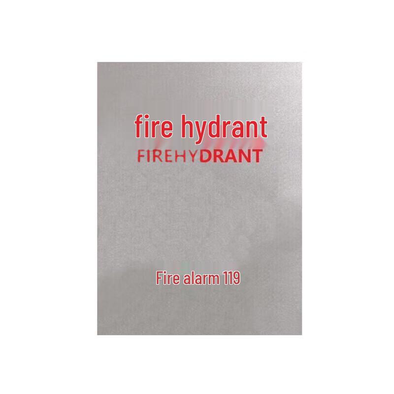 Transparent Acrylic Fire Hydrant Box Door Panel