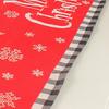 Christmas Table Runner Flag Printing Wear Dirt Resistant Xmas Christmas Table Flag for Christmas