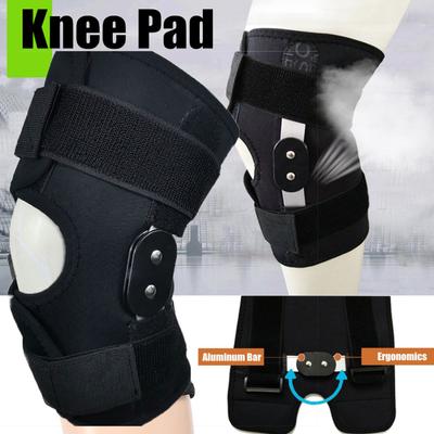 Hinged Knee Brace Patella Straps Stabilizers Adjustable Elastic Neoprene Compression Support for Knee Protection Pain Relief