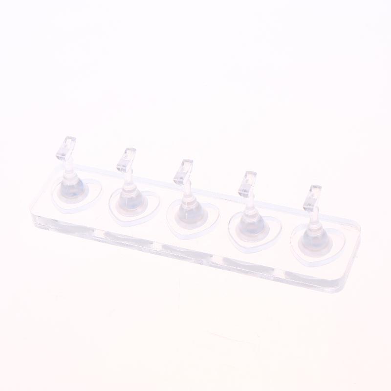 1 Set Non-Magnetic Nail Display Acrylic Nail Display Stand Tips Holder Nail Practice Stand Fingernail Diy Manicure Stand Tools