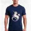 Medieval Unicorn Tshirt Summer Casual Cotton Tee Oversized Streetwear Tops Vintage Graphic Print Loose Fit Short Sleeve