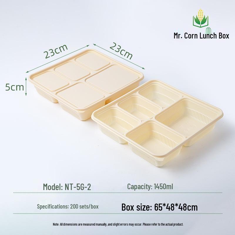 Biodegradable Corn Starch Lunch Box