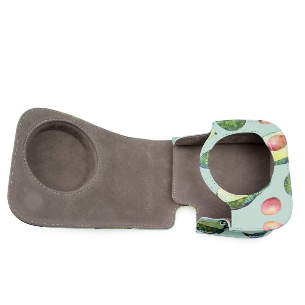 Kinokoo Instax Fujifilm Instax Mini11 Case Instax Mini11 Camera Case Instax Protective Case with Shoulder Strap Case, (avocado Pattern)