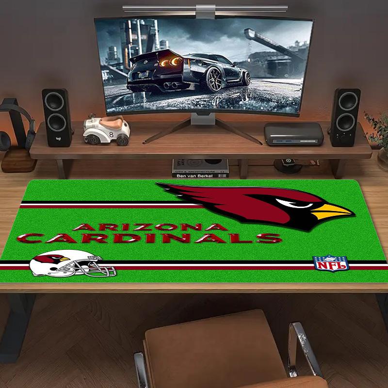 Arizona Cardinals Color Mouse Pad Large Gaming Table Cushion Non-slip Laptop Tablet Big Mousepad XXL Mat Mini PC Playmat With Lock Edge