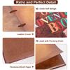 Our Adventure Book Scrapbook Album 11.9 X 7.6 Inch 80pages,3d Retro Embossed Letter Leather Cover Movie Up,Memory Book For Couples,Gifts For