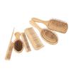 6Pcs Comb Hair Beard Hairdressing Air Cushion Detangling Brush Bamboo Set Kit for Home Salon