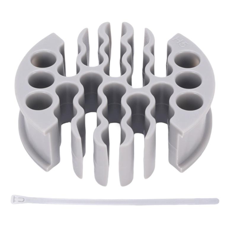 Network Cable Organizer Ethernet Wire Arrangement Tool For CAT 5 CAT 5E CAT 6 Shielded Wires Gray CAT5 Wire