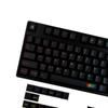 Midnight Rainbow Keycaps PBT Dye Sub for MX Hes  Mechanical Keyboard 142 Keys Fits 61 63 64 65 67 68 80