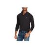 Polo Ralph Lauren Classic Solid Color Cotton Long Sleeve Polo Shirt Men tops Black MNPOKNI16820115-001