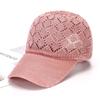Hat Women's Summer Mesh Breathable Baseball Cap Casual Fashion Cap Outdoor Hollow Sunshade Sun Hat