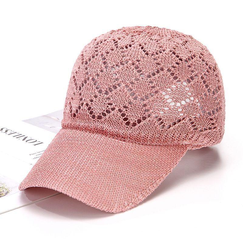 Hat Women's Summer Mesh Breathable Baseball Cap Casual Fashion Cap Outdoor Hollow Sunshade Sun Hat
