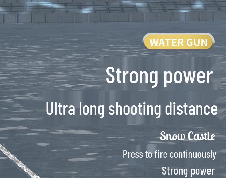 1911 Electric Toy Water Gun: Fully Automatic, Continuous Fire, LED Lights. Ideal for Festivals, Team Building, and Pool Fun.
