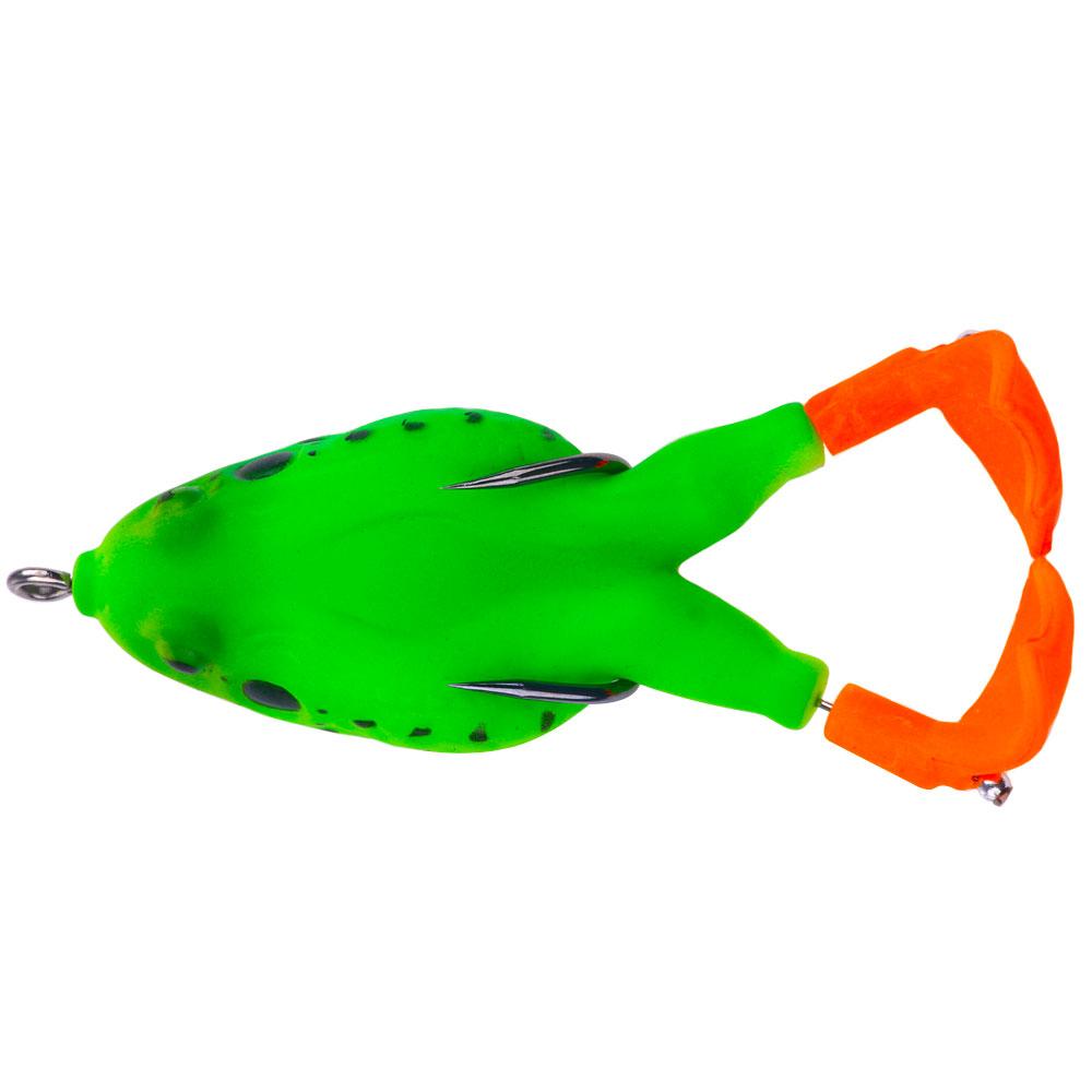 1pcs/10pcs/Floating Topwater Frog Lure Bass Trout Fishing Lures Kit Set Realistic Prop Frog Soft Swimbait Floating Bait with Weedless Hooks
