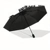 1pc Cat Mandala Art Automatic Open/Close Umbrella, Umbrella with Cartoon Design, Portable Compact Umbrella for Men & Women, Good Holiday Gif
