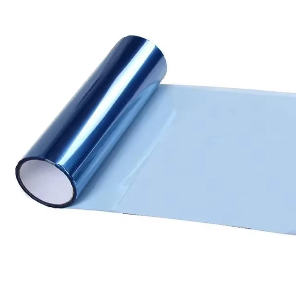 Self-Adhesive PVC Car Lamp Film Change Light Transmission Car Headlight Protection Film Auto светло-синий