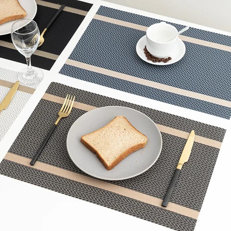 Dining mats waterproof and oil resistant Japanese style insulation mat Dining table mat Restaurant coffee shop Western food mats