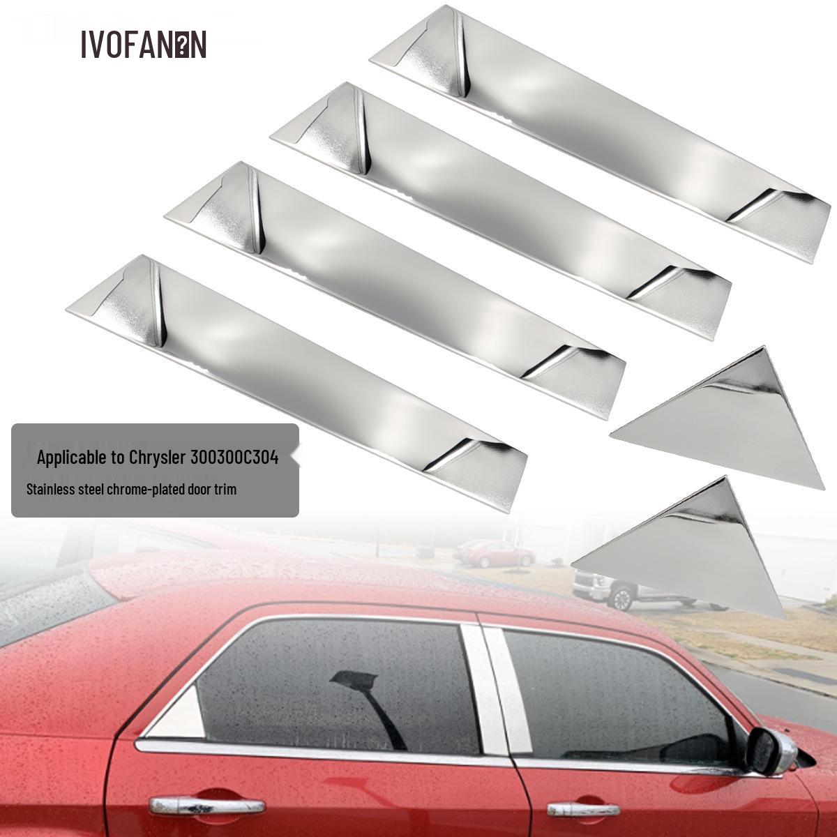 

Chrysler 300/300C/304 (2005-2010) Chrome Door and Window Trim Strips Wovan