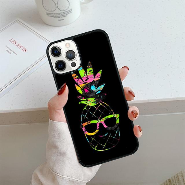 Pineapple Summer Phone Case For iPhone 17 Air 13 12 14 15 16 Cover For Apple 14 15 16 Pro Max 6S Plus Coque