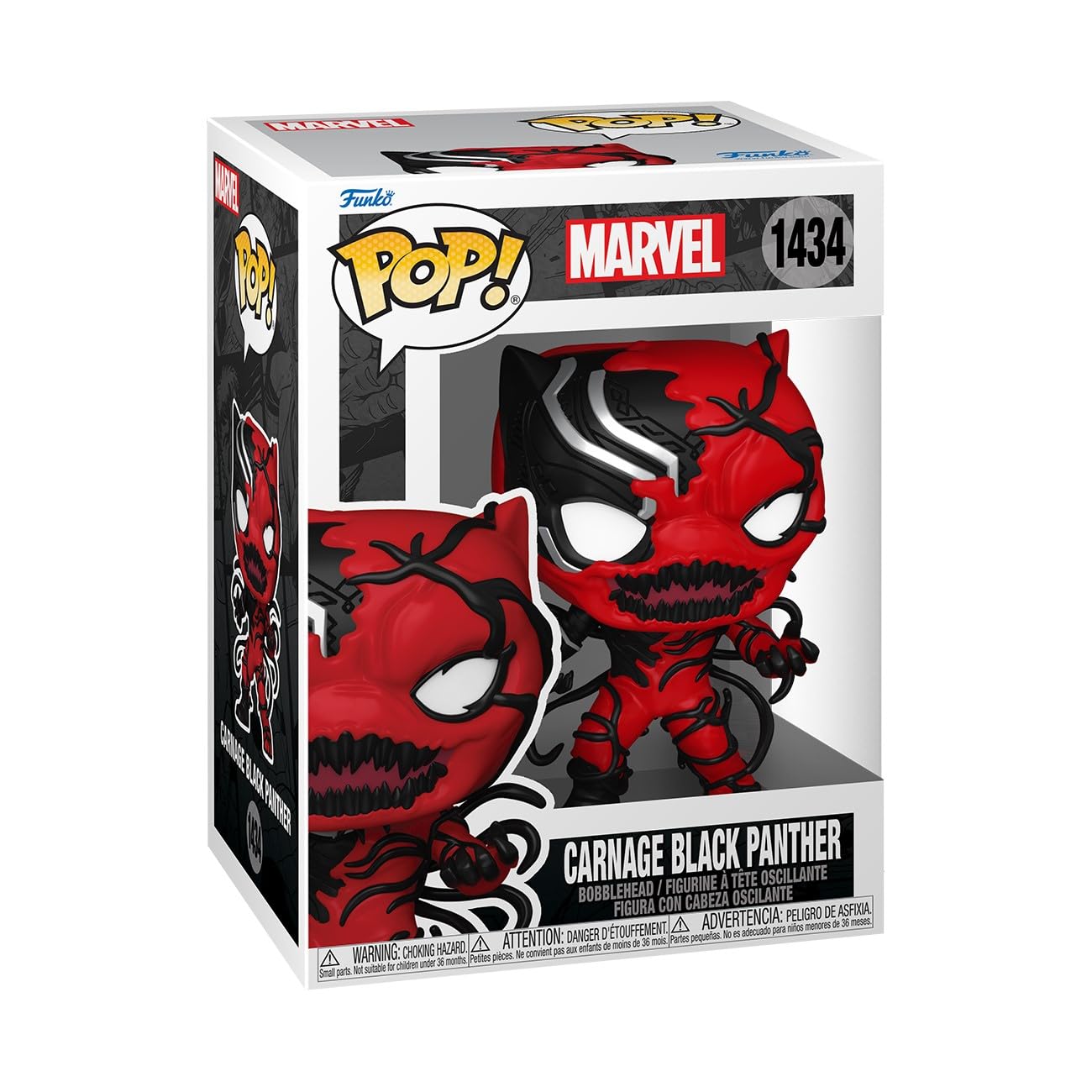 

Фигурка Marvel Черная Пантера Funko POP! Карнажированный Черная Пантера Marvel Funko