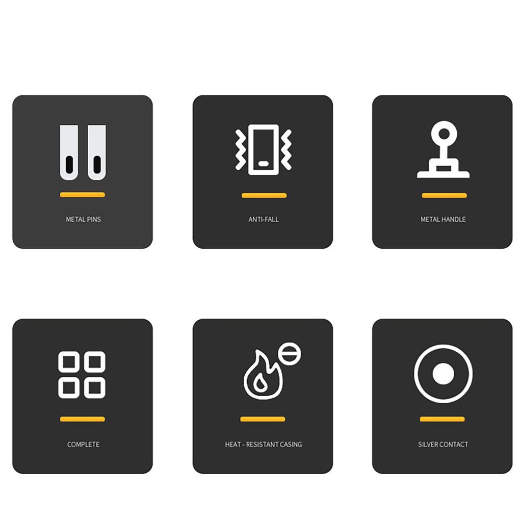 Sturdy Oxidized Metal Toggle Switches With Three Positions and Builts In LED Light Display for Easy Controlled